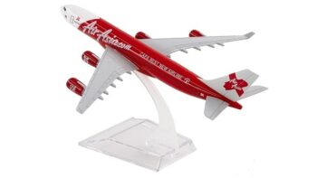 Airplane Model 16cm Airbus A340 Airasia-AR109