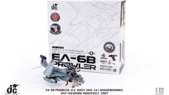ماکت جنگنده EA-6B Prowler نیروی دریای امریکا | JC Wings 1:72 EA-6B Prowler U.S. Navy VAQ-141 Shadowhawks - Image 7