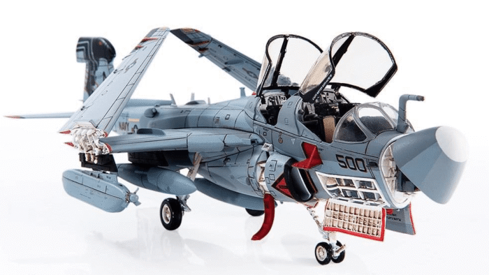 ماکت جنگنده EA-6B Prowler نیروی دریای امریکا | JC Wings 1:72 EA-6B Prowler U.S. Navy VAQ-141 Shadowhawks - Image 8