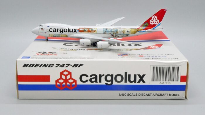 Jc Wings 1:400 Boeing 747-8F Cargolux Interactive Series-XX4709C