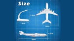 Airplane Model 20CM Antonov An-225 Mriya Russia-AR036