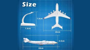 Airplane Model 20CM Antonov An-225 Mriya Russia-AR036