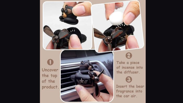 Bear Pilot Car Air Freshener-AF010