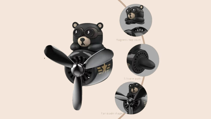 Bear Pilot Car Air Freshener-AF010
