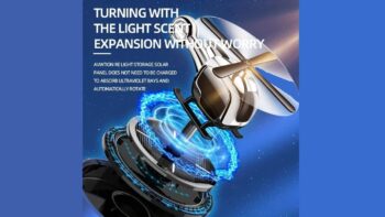 Solar Helicopter Car Air Freshener-AF011