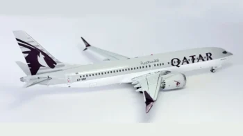 ماکت هواپیما بوئینگ 737 مکس 8 قطر ایرویز