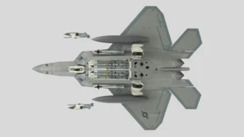 ماکت جنگنده اف 22 رپتور نیروی هوایی امریکا