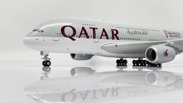ماکت هواپیما ایرباس 380 قطر ایرویز