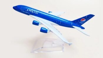 ماکت هواپیما ایرباس 380 پپسی | AirPlane Model 16cm Airbus A380 Pepsi