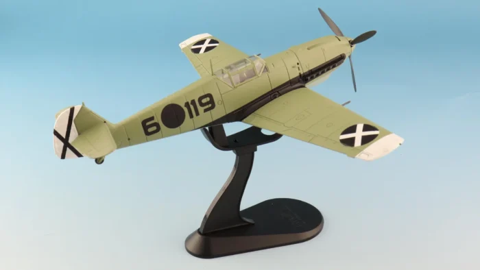 ماکت جنگنده Bf 109 مسرشمیت نیروی هوایی اسپانیا مقیاس 1:48 ساخت شرکت هابی مستر