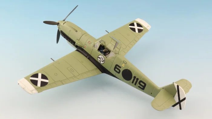 ماکت جنگنده Bf 109 مسرشمیت نیروی هوایی اسپانیا مقیاس 1:48 ساخت شرکت هابی مستر