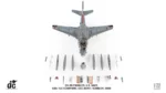 ماکت جنگنده EA-6B Prowler نیروی دریای امریکا مقیاس ۱:۷۲ ساخت جی سی وینگز