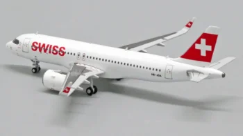 ماکت هواپیما ایرباس 320نئو سوئیس مقیاس 1:400 ساخت شرکت جی سی وینگز