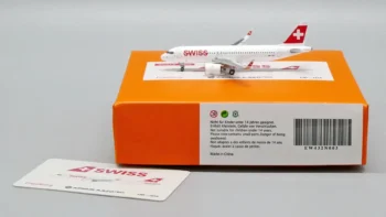 ماکت هواپیما ایرباس 320نئو سوئیس مقیاس 1:400 ساخت شرکت جی سی وینگز