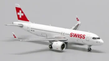 ماکت هواپیما ایرباس 320نئو سوئیس مقیاس 1:400 ساخت شرکت جی سی وینگز