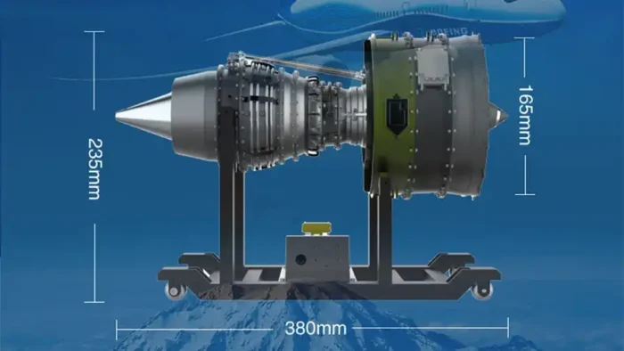 ماکت موتور توربو فن هواپیما مقیاس 1:10 | TECHING Model 1/10 Dual-Spool Turbofan Engine Model Kits   - Image 15