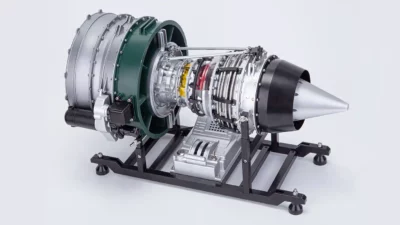 ماکت موتور توربو فن هواپیما مقیاس 1:10 | TECHING Model 1/10 Dual-Spool Turbofan Engine Model Kits   - Image 10