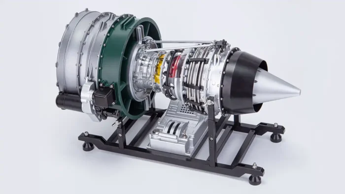 ماکت موتور توربو فن هواپیما مقیاس 1:10 | TECHING Model 1/10 Dual-Spool Turbofan Engine Model Kits   - Image 10