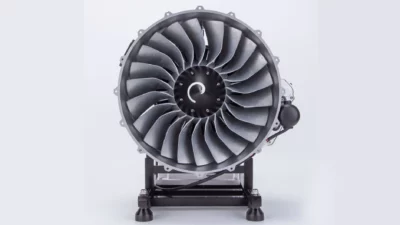 ماکت موتور توربو فن هواپیما مقیاس 1:10 | TECHING Model 1/10 Dual-Spool Turbofan Engine Model Kits   - Image 4