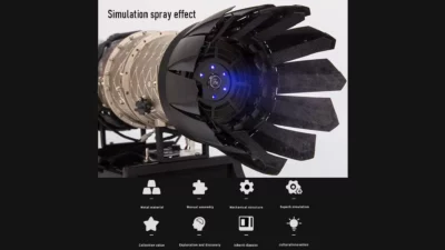 ماکت موتور توربوفن جنگنده اف 35 | TECHING Model 1:10 F135 Fighter Turbofan Engine Kits - Image 7