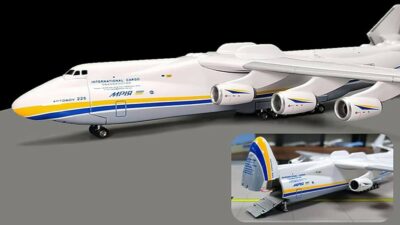 ماکت هواپیما انتونف 225 مریا اکراین | Airplane Model 1:200 Antonov An-225 Mriya Ukraine - Image 4