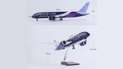 ماکت هواپیما بوئینگ 787 ریاض ایر