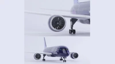 ماکت هواپیما بوئینگ 787 ریاض ایر