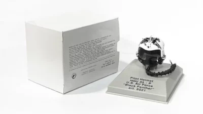 ماکت هلمت خلبانی | Armour 1:8 Pilot Helmet HGU-33 U.S.Air Force Black Panther