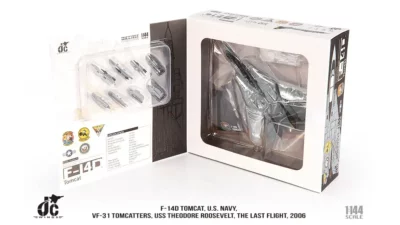 ماکت جنگنده اف 14 تامکت نیروی دریای امریکا |  JC Wings 1:144 Grumman F-14D Tomcat USN VF-31 Tomcatters - Image 7