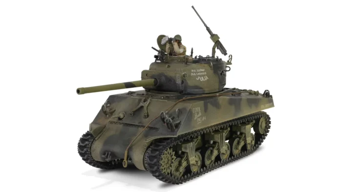 ماکت تانک ام 4 شرمن ارتش امریکا |  Forces of Valor 1:32 U.S. Sherman M4A3 VVSS Black Panthers - Image 9