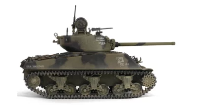 ماکت تانک ام 4 شرمن ارتش امریکا |  Forces of Valor 1:32 U.S. Sherman M4A3 VVSS Black Panthers - Image 6