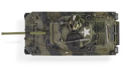 ماکت تانک ام 4 شرمن ارتش امریکا |  Forces of Valor 1:32 U.S. Sherman M4A3 VVSS Black Panthers - Image 3