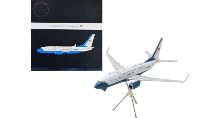ماکت هواپیما C-40B نیروی هوایی امریکا مقیاس ۱:۲۰۰ ساخت شرکت جمنای جتز
