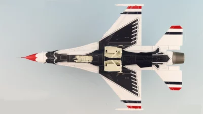 ماکت جنگنده اف 16 فالکن تاندربرد امریکا | Hobby Master 1:72 F16C Fighting Falcon USAF Thunderbirds