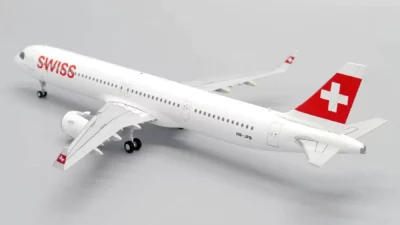 ماکت هواپیما ایرباس 321 سوئیس | JC Wings 1:200 Airbus A321neo Swiss HB-JPB