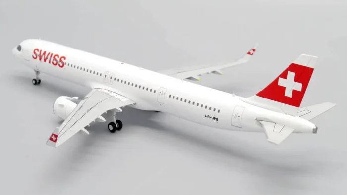 ماکت هواپیما ایرباس 321 سوئیس | JC Wings 1:200 Airbus A321neo Swiss HB-JPB