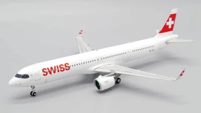 ماکت هواپیما ایرباس 321 سوئیس | JC Wings 1:200 Airbus A321neo Swiss HB-JPB