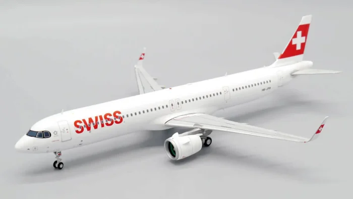 ماکت هواپیما ایرباس 321 سوئیس | JC Wings 1:200 Airbus A321neo Swiss HB-JPB