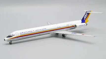 ماکت هواپیما بوئینگ ام دی 81 ژاپن | JC Wings 1:200 McDonnell Douglas MD-81 Japan Air System JAS