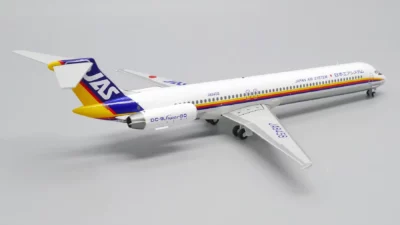 ماکت هواپیما بوئینگ ام دی 81 ژاپن | JC Wings 1:200 McDonnell Douglas MD-81 Japan Air System JAS