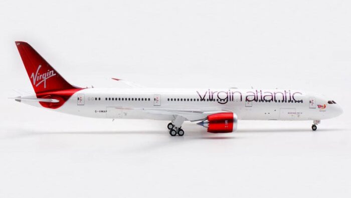 ماکت هواپیما بوئینگ 787 ویرجین آتلانتیک بریتانیا مقیاس 1:200 ساخت شرکت اینفلایت