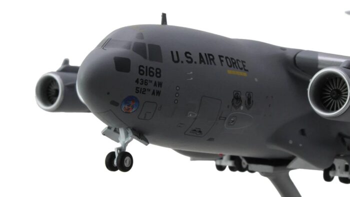 ماکت هواپیما بوئینگ C-17A نیروی هوایی امریکا مقیاس 1:200 ساخت شرکت جمینی جتز