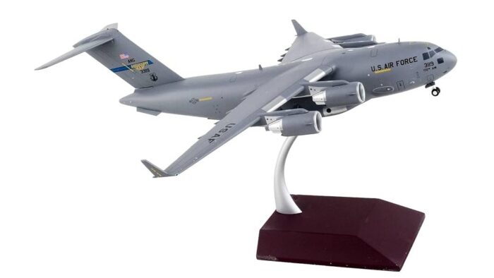 ماکت هواپیما بوئینگ C-17A نیروی هوایی امریکا مقیاس 1:200 ساخت شرکت جمینی جتز