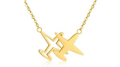 گردنبند طرح هواپیما Airplane Necklace PN008