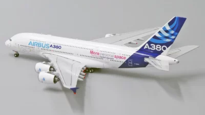 ماکت هواپیما ایرباس 380 رنگامیزی کارخانه | JC Wings 1:400 Airbus A380 Airbus Industrie
