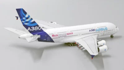 ماکت هواپیما ایرباس 380 رنگامیزی کارخانه | JC Wings 1:400 Airbus A380 Airbus Industrie