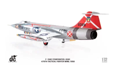 ماکت جنگنده اف 104 نیروی هوایی امریکا | JC Wings 1:72 Lockheed F-104C Starfighter USAF