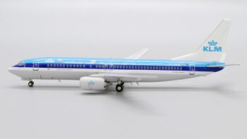 ماکت هواپیما بوئینگ 737 کی ال ام مقیاس 1:400 ساخت شرکت جی سی وینگز