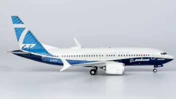 ماکت هواپیما بوئینگ 737 مکس رنگامیزی کارخانه مقیاس 1:200 ساخت شرکت ان جی مدل