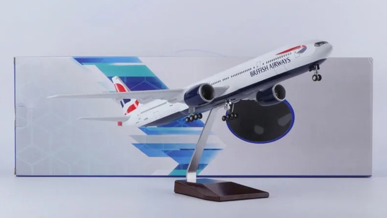 a4c82410-8848-456c-af6d-a461975a95a7 Airplane Model 1:150 Boeing 777 British Airways